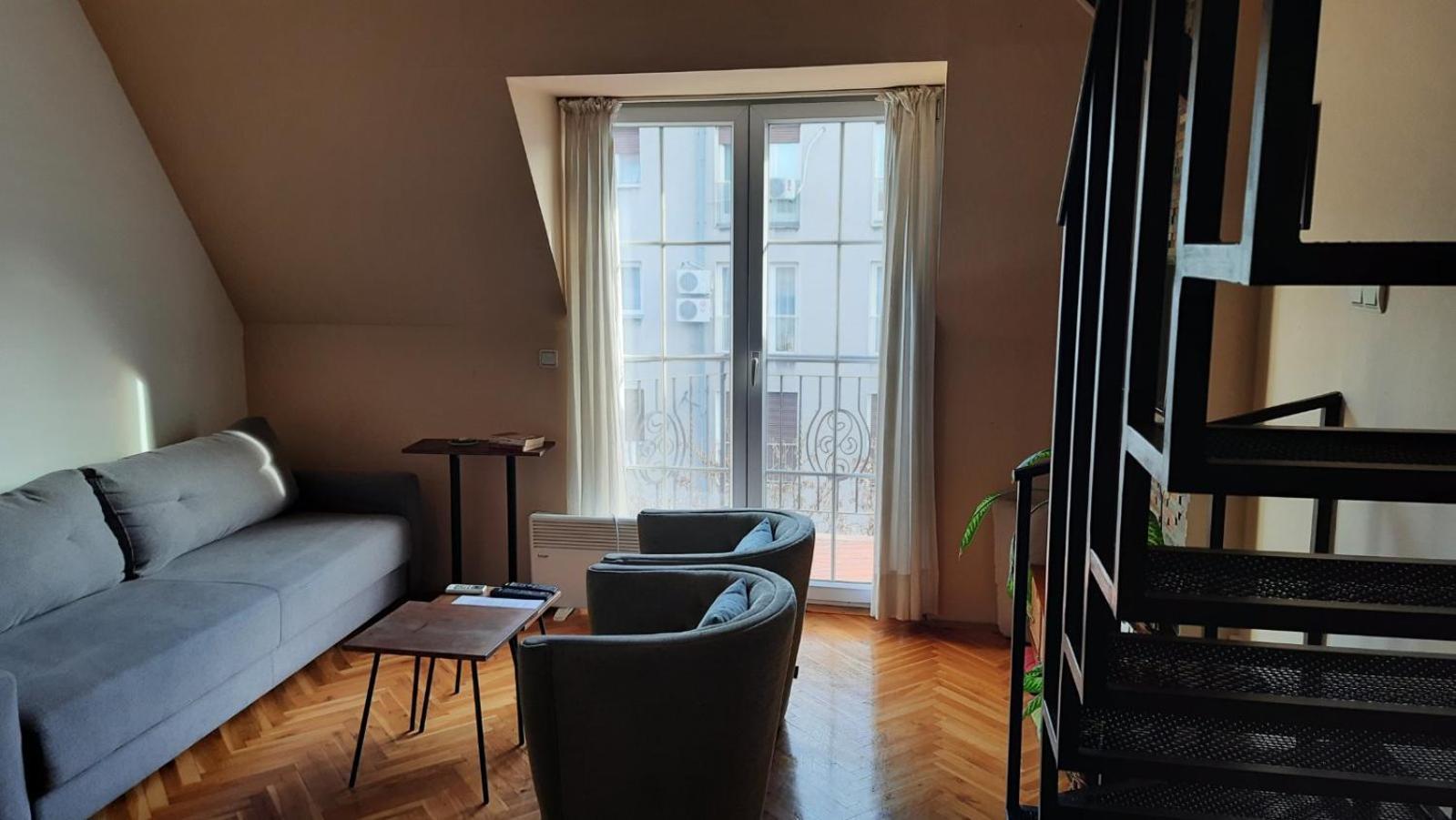 Duplex Studio Mansarda Lejlighed Beograd Eksteriør billede